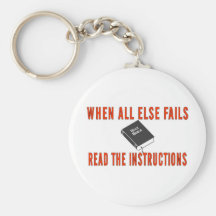 WHEN ALL ELSE FAILS KEY CHAINS