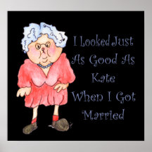 When I Got Married Funny Humourous Poster Print
