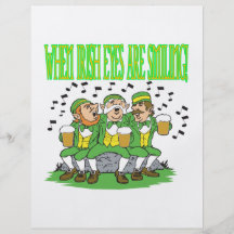 When Irish Eyes Are Smiling Flyers
