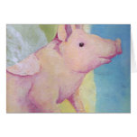 When Pigs Fly Greeting Card