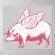 When Pigs Fly Print