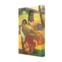 When Will You Marry? by Gauguin, Vintage Fine Art Stretched Canvas Prints