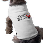 Wheres My Cookies Bitch Santa Doggie T-shirt