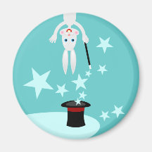 Where's the magician?! refrigerator magnet