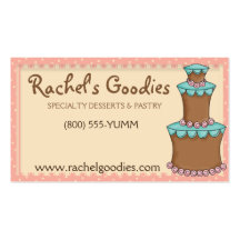 Whimsical Bakery Business - Profile Card Business Card