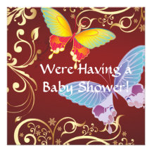 Whimsical Butterfly's Custom Invites