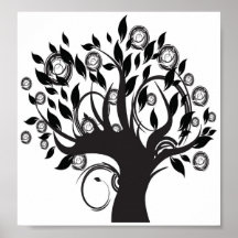 Whimsical Tree Poster
