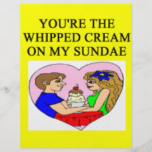 whipped cream ice cream sundae lover flyers