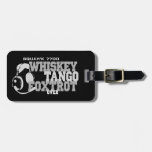 Whiskey Tango Foxtrot - Aviation Humor Tag For Bags
