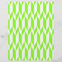 White and Lime Green Abstract Graphic Pattern. Flyer