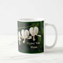 White Bleeding Hearts Mug