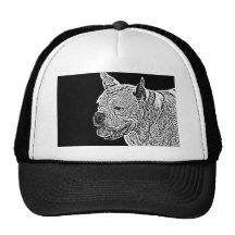 White Boxer hat