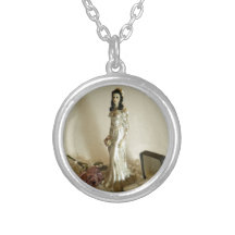 White Bridal III Personalised Necklace