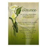 White Calla Wedding Suite Announcements