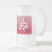 White Christmas Tree Coffee Mugs