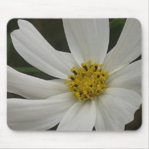 WHITE COSMOS mousepad