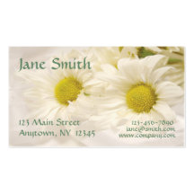 White Daisies Business Card