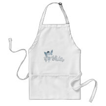 White Dress Fairy Blue - The Bride Aprons