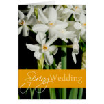 White Flower Spring Event And Wedding Invitation cards