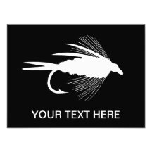 White Fly Fishing lure Photograph