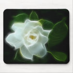 White Gardenia Flower Plant Mousemat