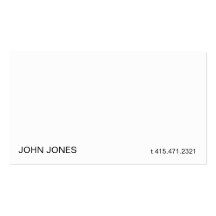 White II Business Card