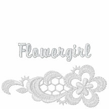 White Lace Wedding - Flowergirl