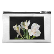 White Lilies. Travel Accessory Bags