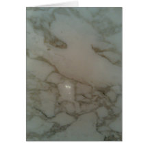 White marble card