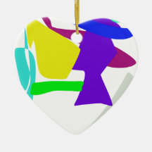 White Moon Ornament