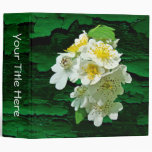 White Multiflora Roses Wildflower Binder