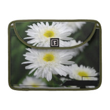 White Mums 13" MacBook Sleeve MacBook Pro Sleeves