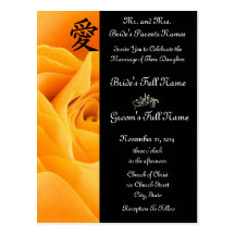 White Orchid Wedding Invitations and Favours Post Cards