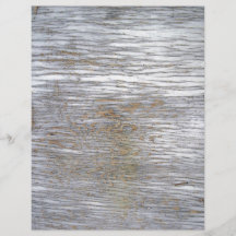 White Painted Wood Texture Custom Flyer