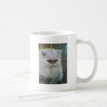 White Persian Coffee Mug