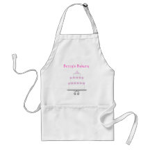 White Pink Cake Aprons