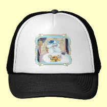 White Poodle Cupcake Tea Party hats