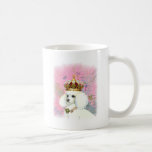 White Poodle Princess n Hummingbird Coffee Mug
