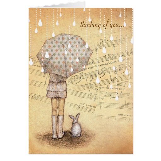 White Rain Symphony Thinking of You Custom Card