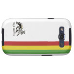 White Rasta Stripe Samsung Galaxy S3 Vibe Case Galaxy S3 Cases