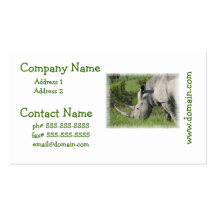 White Rhino Business Card
