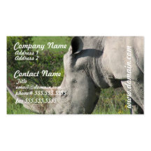 White Rhino Business Card