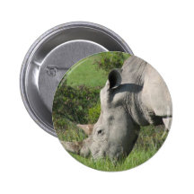 White Rhino Button
