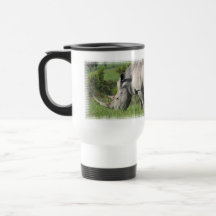 White Rhino Plastic Travel Mug