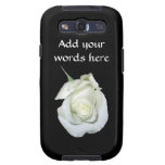 White Rose Bud Galaxy S3 Cover