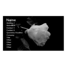 White Rose Business Card