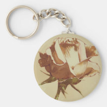 White Rose Keychains