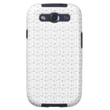 White Snowflakes Samsung Galaxy S3 Cases