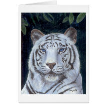 White Tiger Card