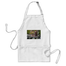 white View from azalea garden, Society Hill garden Aprons